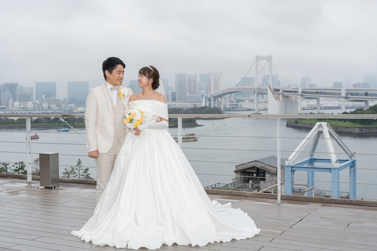【小さな結婚式お台場店】　ご結婚式の“雨”は祝福の雨☔✨